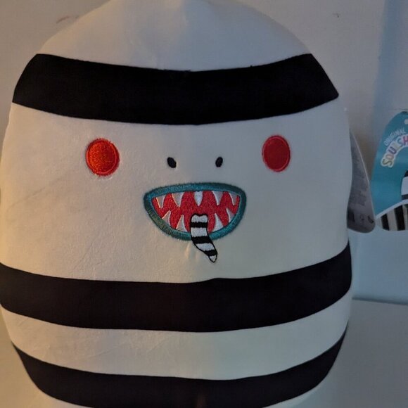 NWT 10" Sandworm Squishmallows Beetlejuice Halloween Plush Film Monster Goth NEW - Picture 4 of 11